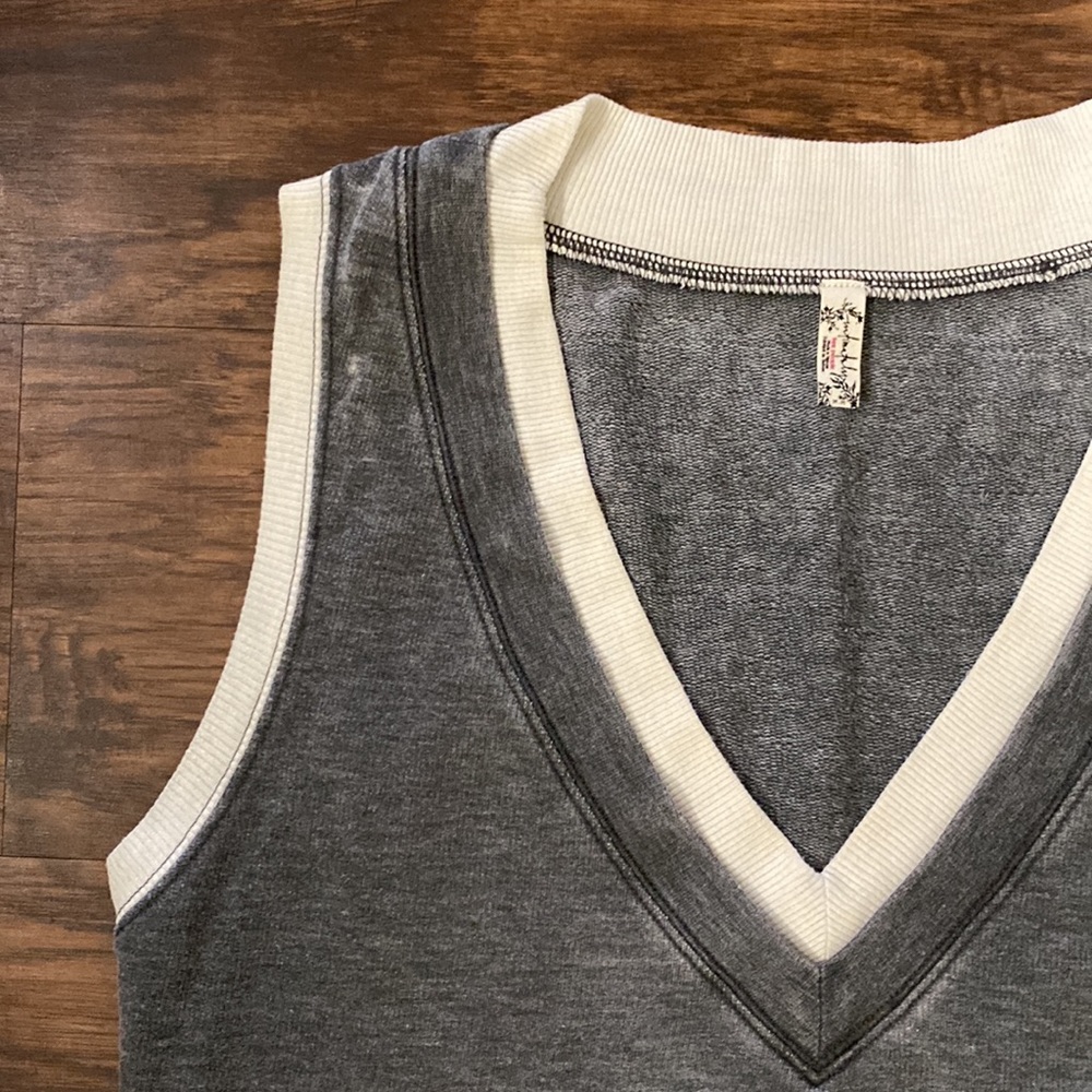 Free People Cozy Girl Deep V Body Suit - Picture 9 of 10